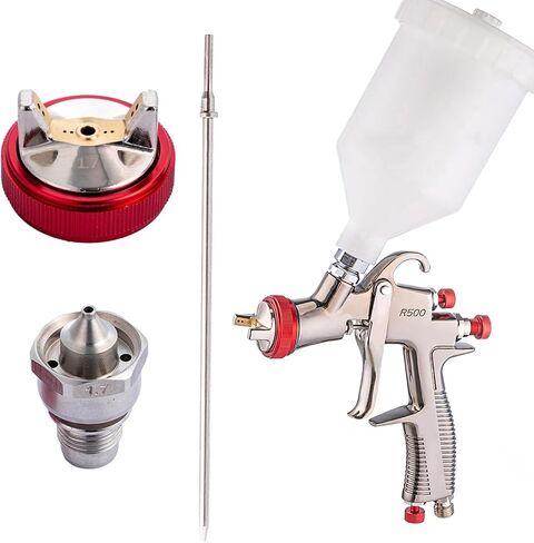 DAXINYANG Tools 1.5mm Needle, Nozzle, Air Cap Set for R500 LVLP Spray Gun, Nozzle Set for Gravity Feed Air Spray Gun in Saudi Arabia