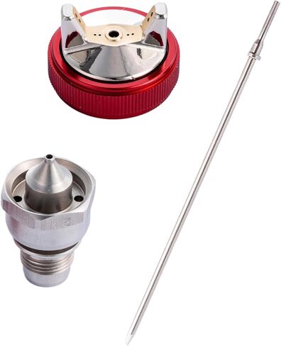 DAXINYANG Tools 1.5mm Needle, Nozzle, Air Cap Set for R500 LVLP Spray Gun, Nozzle Set for Gravity Feed Air Spray Gun in Kuwait