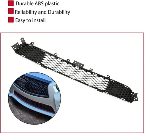 Fit 2018 2019 2020 2021 2022 for Infiniti Q50 Front Upper Gloss Black Grille Grill in Kuwait