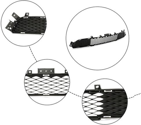 Fit 2018 2019 2020 2021 2022 for Infiniti Q50 Front Upper Gloss Black Grille Grill in Kuwait