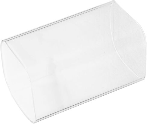 Transparent Candle Cover Open Ended Glass Candle Holder Sleeve Windproof Decorative Shade for Home Wedding and Party in Kuwait