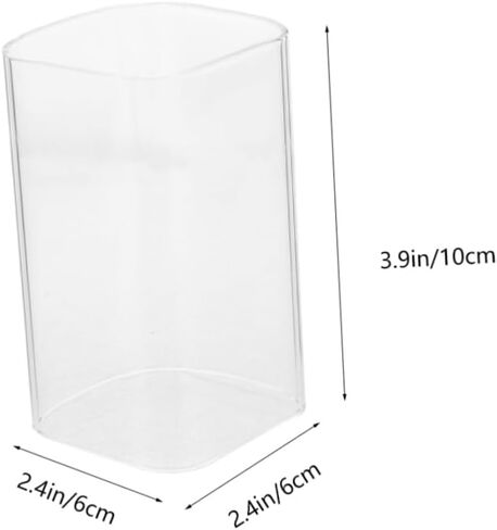 Transparent Candle Cover Open Ended Glass Candle Holder Sleeve Windproof Decorative Shade for Home Wedding and Party in Kuwait