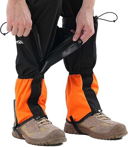 مقاوم الساق المقاوم للماء للرجال والنساء ، والأحذية الثلجية الخفيفة القابلة للضبط رمادية قابلة للتعديل للثوب من أجل المشي لمسافات طويلة ، والتزلج ، والصيد والمغامرات في الهواء الطلق ، والحجم المتوسط ​​(يدير صغير) in Kuwait