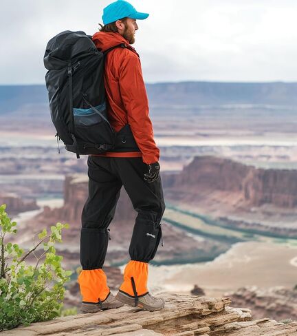 مقاوم الساق المقاوم للماء للرجال والنساء ، والأحذية الثلجية الخفيفة القابلة للضبط رمادية قابلة للتعديل للثوب من أجل المشي لمسافات طويلة ، والتزلج ، والصيد والمغامرات في الهواء الطلق ، والحجم المتوسط ​​(يدير صغير) in Kuwait
