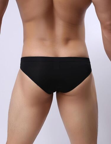 Ohyeahlady Mens Sexy Sexy ملابس داخلية G-String Pouch Ice Dile Silk Open Open Front Urble Lingerie للرجال المريحات المريحة in Kuwait