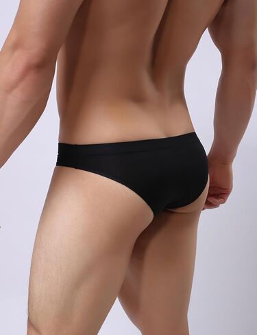 Ohyeahlady Mens Sexy Sexy ملابس داخلية G-String Pouch Ice Dile Silk Open Open Front Urble Lingerie للرجال المريحات المريحة in Kuwait