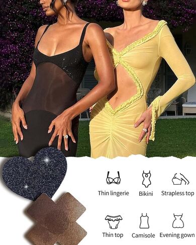 Pasties Rave Neon Nipple Covers Sexy Fun Pasties Pack Pasty Bra Cover Festival Cake Body Boob Covering - 15 Pairs in Saudi Arabia