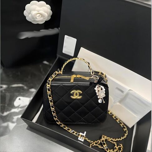 Bag Charm Keychain, Bow-Knot keychain with Pearl Lucky Five Chain Dangle Charm for Women's Handbags in Saudi Arabia