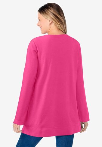 Woman Within Plus Size Sherpa Sweatshirt in Saudi Arabia