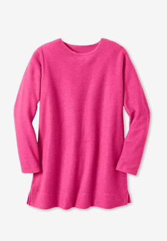 Woman Within Plus Size Sherpa Sweatshirt in Saudi Arabia