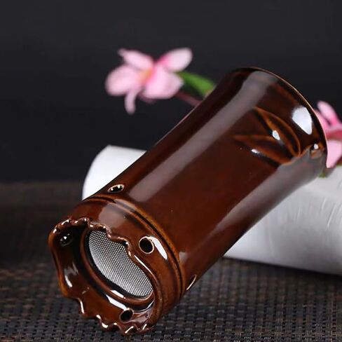 1pc Portable Moxibustion Device Ceramic Moxa Burner for Smokeless Facial Massage Suitable for Face Neck Abdomen and More with Anti-ash Net and Air in Saudi Arabia