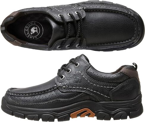 CAMEL CROWN Men Casual Shoes Loafers Comfortable Walking Shoes Oxford for Work Dress Travel-Lace up in Saudi Arabia