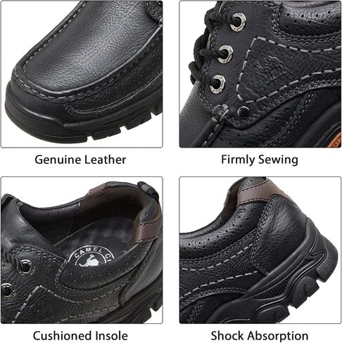 CAMEL CROWN Men Casual Shoes Loafers Comfortable Walking Shoes Oxford for Work Dress Travel-Lace up in Saudi Arabia