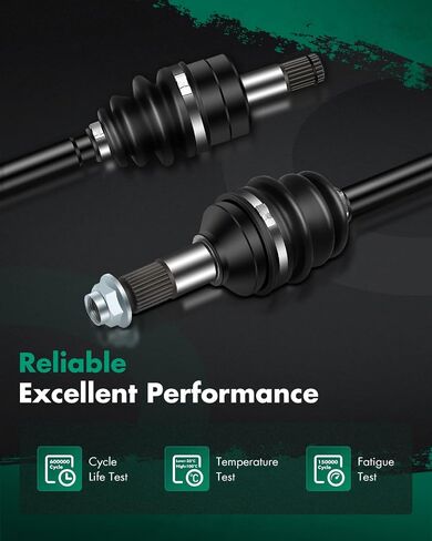 SCITOO Front CV Axle Fit For 2016-2019 for Yamaha Grizzly 700 Front Left Right Drive Shaft CV Axle 2UD-2518F-00-00 in Saudi Arabia
