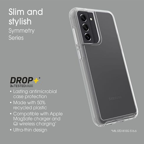 OtterBox Symmetry Series Case for Samsung Galaxy S21 FE 5G (Only) - Non-Retail Packaging - Black in Saudi Arabia