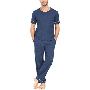 ملون ملون 100 ٪ من بيجامات القطن مجموعة قصيرة الأكمام V-neck ملابس ناع in Kuwait