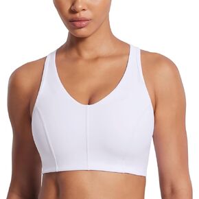 SYROKAN Sports Bras for Women High Supports Built-in Contour Cup Medium-Impact Padded Wireless Training Bra in Saudi Arabia