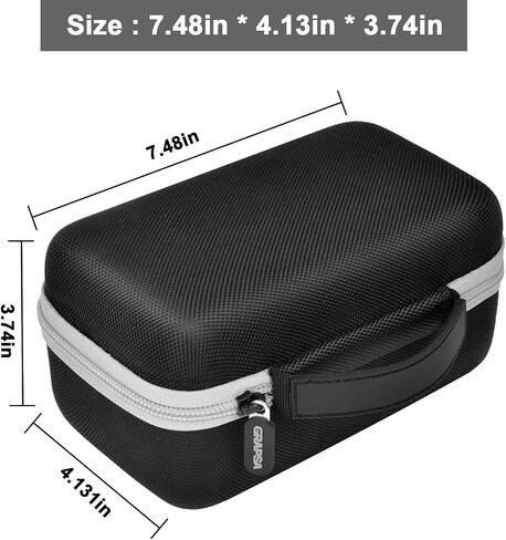 Laptop Power Bank Case for Anker 25000& Prime 27650，Black | Organizes the Power Bank, Small Cables and 100W Charging Base; Larger 150W Charging Base Does Not Fit, Case Only in Kuwait