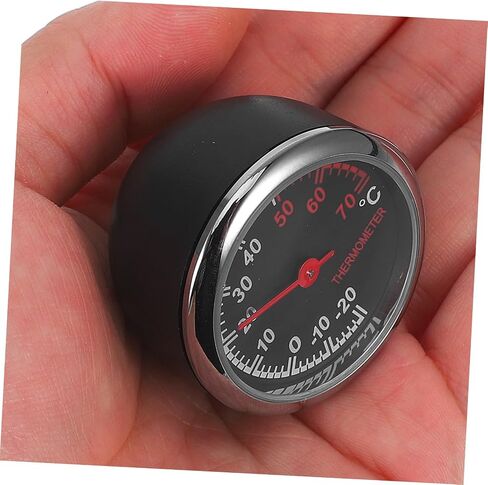 Car Thermometer Steel Core Pointer Dashboard Temperature Gauge for Vehicle Easy Installation for Car Vent Dashboard Accurate Mini Vehicle Scale in Saudi Arabia