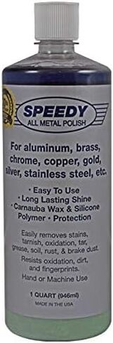 Speedy Metal Polish, The Original Industrial Metal Polishing Compound - 32 oz. Bottle (Liquid) C in Saudi Arabia