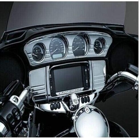 TCT-Motorparts Tri Line Line Stereo Cover Cover for Harley Touring Model in Kuwait