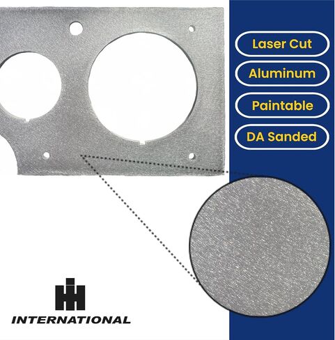 International Harvester Scout 800 Aluminum Dash Gauge Plate for 1966-71 in Saudi Arabia