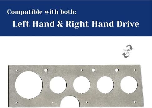 International Harvester Scout 800 Aluminum Dash Gauge Plate for 1966-71 in Saudi Arabia