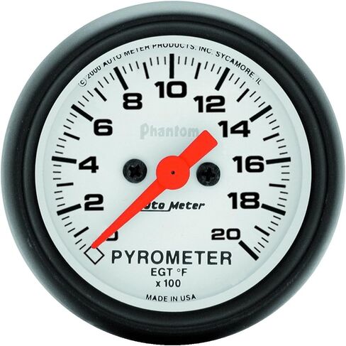 Auto Meter 5745 Phantom Electric Pyrometer Gauge Kit,2.3125 in. in Saudi Arabia