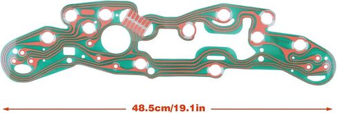 PHEZEN Instrument Panel Printed Circuit Board Compatible with 1970-1981 Che*vy Camaro with Gauges,Replaces part8901671,Dashboard Printed Circuit Board Used with The U14 Gauge Cluster That has gauges in Saudi Arabia