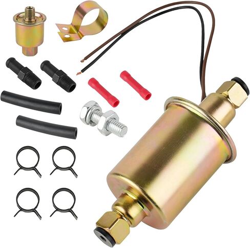 12V Universal Electric Fuel Pump 5-9 PSI 30GPH Gasoline and Diesel Fuel Transfer Pump for Carburetor Engine E8012S E8016S EP12S FD0002 P60430, 6414671 in Saudi Arabia