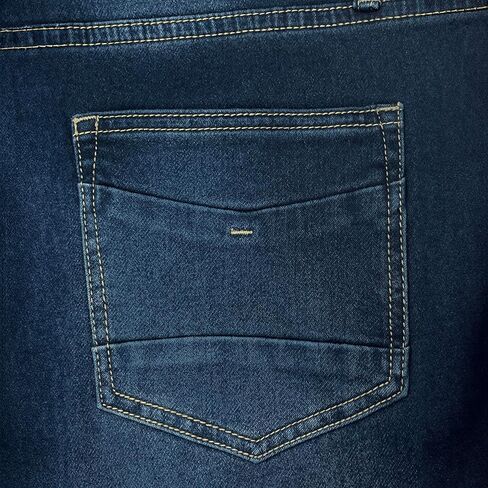 Ethanol Mens Super Comfy Straight Stretch Knit Jersey Denim Five Pocket Jean in Saudi Arabia