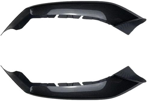 1Pair Car Front Bumper Lip Splitter for BMW 5 Series G30 G31 G38 520i 525i 530i 540i M Sport 2017 2018 2019 2020(Carbon Look) in Saudi Arabia