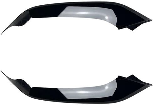 1Pair Car Front Bumper Lip Splitter for BMW 5 Series G30 G31 G38 520i 525i 530i 540i M Sport 2017 2018 2019 2020(Carbon Look) in Saudi Arabia