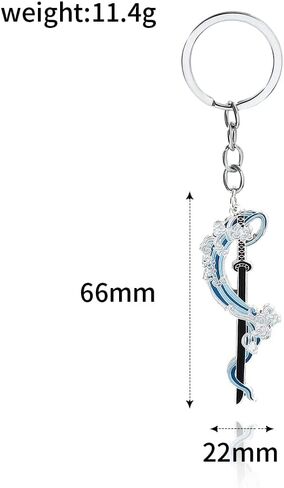 Songchangjewelry Demon Slayer Sword Keychain - Nichirin Sword Keychain - هدايا لعشاق الرجال in Saudi Arabia