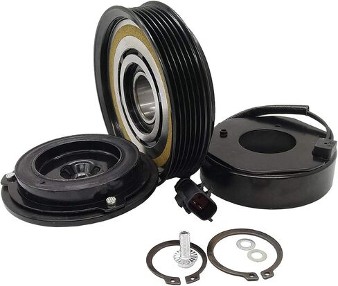 Hex Autoparts A/C AC Compressor Clutch Repair Kit - Drive Plate Hub Pulley Bearing Coil replacement for Jeep Grand Cherokee Wrangler TJ in Saudi Arabia
