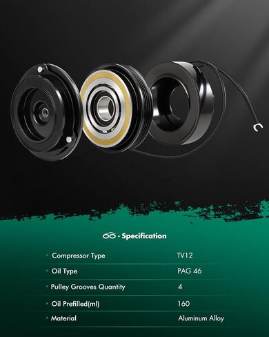 قابض ضاغط Scitoo AC لعام 1994-2004 لـ Mazda Miata 1.8L CO-10524Z 77325 78325 5512120 7512120 2010553R 144020C 1522041 4710284 NA7561450 NC7261K00 in Saudi Arabia