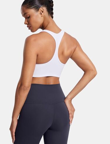 SYROKAN Sports Bras for Women High Supports Built-in Contour Cup Medium-Impact Padded Wireless Training Bra in Saudi Arabia