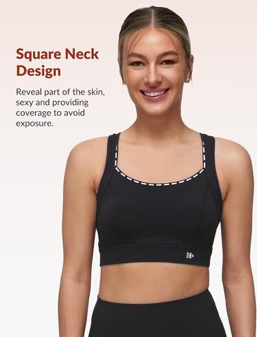Yvette Elegant Mesh Back Yoga Bra Racerback Light Support Padded Wireless Bra Full Coverage Cropped Tank Top in Saudi Arabia