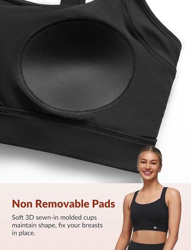 Yvette Elegant Mesh Back Yoga Bra Racerback Light Support Padded Wireless Bra Full Coverage Cropped Tank Top in Saudi Arabia