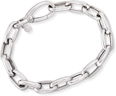 Ross-Simons Italian Sterling Silver Paper Clip Link Bracelet in Saudi Arabia