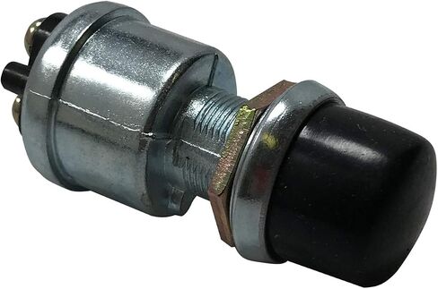 Sherco-Auto Die Cast Solenoid/Ignition Starter Momentary Push On Button Switch Standard SSB5 12V 10 Amps in Saudi Arabia