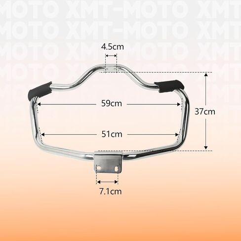 XMT-Moto 1 1/4'' Mustache Engine Guard,1.25 INCH Crash Bar fits for Harley Davidson Sportster XL Models XL1200 XL883 2004-2021, 2008-2013 XR Models,Chrome in Saudi Arabia