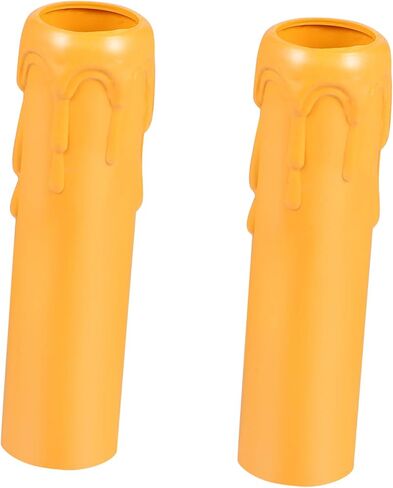 Lifekome 20pcs ديكور رجعية شموع شمعة الأكمام مقبس الأكمام الأكمام البلاستيكية لتعليق الشموع ديكور السائبة in Saudi Arabia
