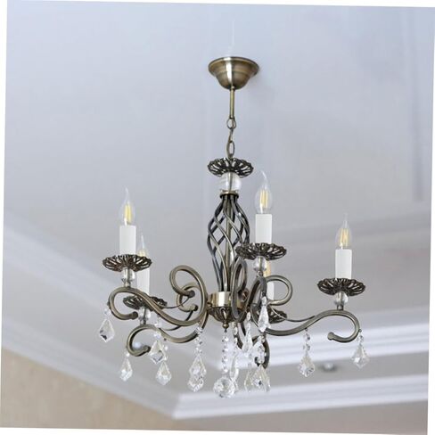 4pcs Iron Candle Chandelier Sleeves Elegant Candle Light Socket Covers for Vintage Fixtures Easy Installation Iron Base Accessory Retro Warm Lighting Decor in Kuwait