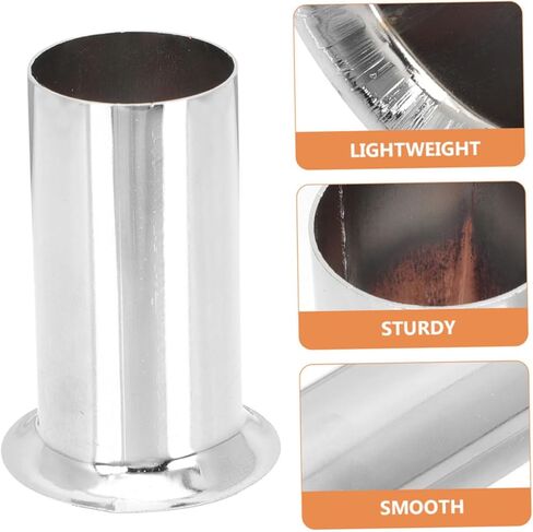 4pcs Iron Candle Chandelier Sleeves Elegant Candle Light Socket Covers for Vintage Fixtures Easy Installation Iron Base Accessory Retro Warm Lighting Decor in Kuwait