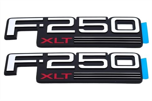 1992-1997 Ford F-250 XLT Fender Emblem Right & Left Nameplate New OEM F2TZ16720F in Saudi Arabia