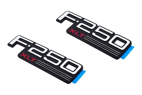 1992-1997 Ford F-250 XLT Fender Emblem Right & Left Nameplate New OEM F2TZ16720F in Saudi Arabia