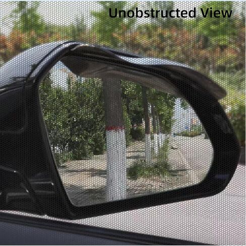 Cars Window Shades–4Pcs Breathable Mesh Sun Shade for Back & Side Windows, UV Protection for Baby, Family & Pets, Privacy Screen, Bug & Mosquito Blocker for SUV & Car, Ideal for Camping (SUV 24"x39") in Saudi Arabia