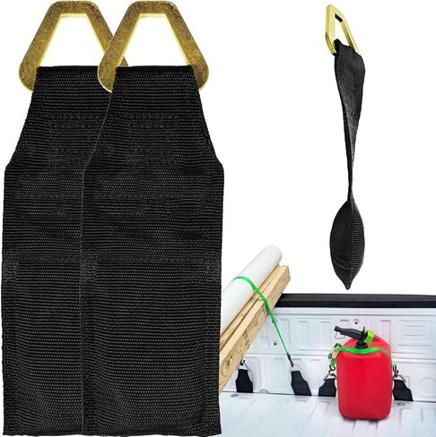 2PCS Bed Buddy Truck Tool 4pk– No Brainer, Secures Your Ratchet Straps, Tie Downs, or Cargo Straps to Your Truck Bed Tailgate in Seconds! 1000LB Working Load for Trucks in Saudi Arabia