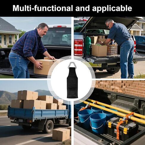 2PCS Bed Buddy Truck Tool 4pk– No Brainer, Secures Your Ratchet Straps, Tie Downs, or Cargo Straps to Your Truck Bed Tailgate in Seconds! 1000LB Working Load for Trucks in Saudi Arabia